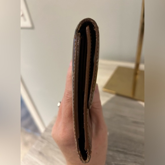 LOUIS VUITTON Vernis Bronze Long Wallet w/ LV Box & Unbranded Dust Bag. EUC - Picture 9 of 16